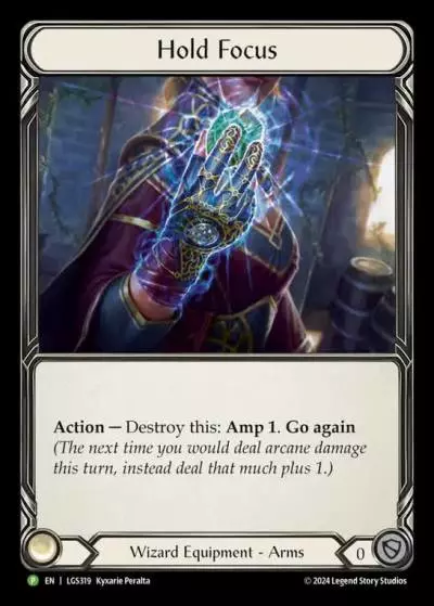 Hold Focus LGS318-RF - Pre-release - Rosetta - Flesh and blood card