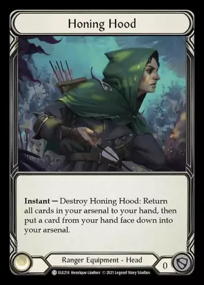 Honing Hood ELE214 - Tales of Aria - Flesh and blood card