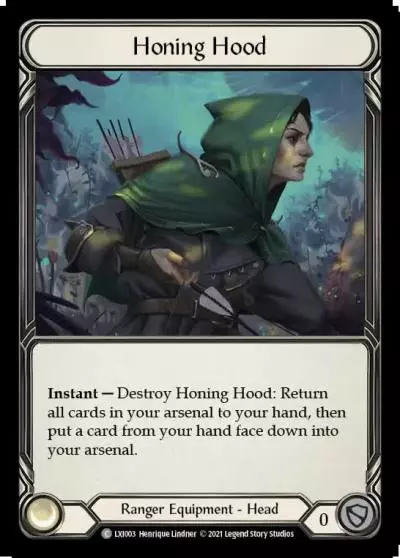 Honing Hood LXI003 - Lexi - Blitz Deck - Flesh and blood card