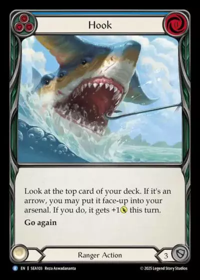 Hook BLUE SEA103 - High Seas - Flesh and blood card