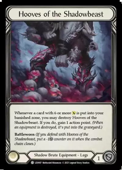 Hooves of the Shadowbeast LEV007 - Levia - Blitz Deck - Flesh and blood card
