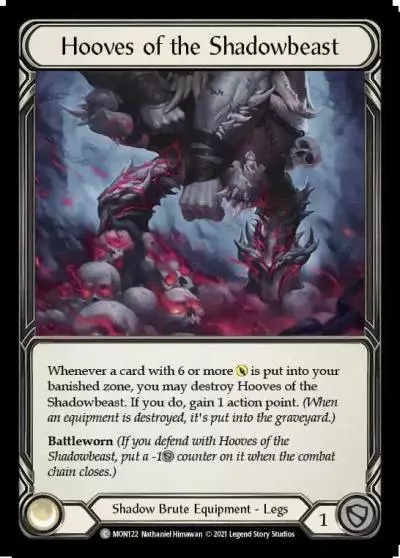 Hooves of the Shadowbeast MON122 - Monarch - Flesh and blood card