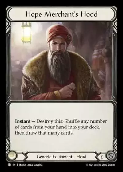 Hope Merchant's Hood SFA004 - Silver Age Chapter 2 - Fai - Flesh and blood card