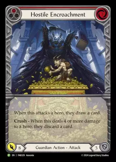 Hostile Encroachment RED FAB329-RF - Battle Hardened - Mastery Pack Guardian - Flesh and blood card