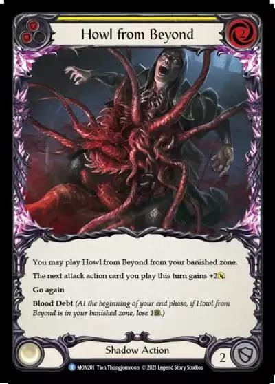 Howl from Beyond YELLOW MON201 - Monarch - Flesh and blood card