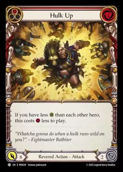 Hulk Up PEN291 - Compendium of Rathe - Flesh and blood card