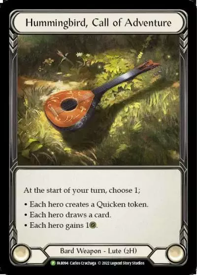 Hummingbird, Call of Adventure FAB094-CF - Pro Tour - Lille 2022 - Flesh and blood card