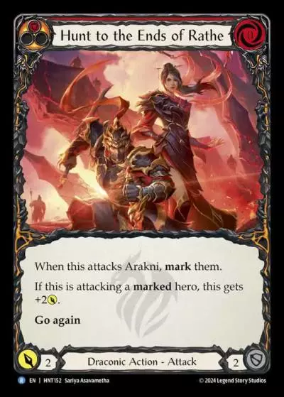 Hunt to the Ends of Rathe RED HNT152 - The Hunted - Flesh and blood card