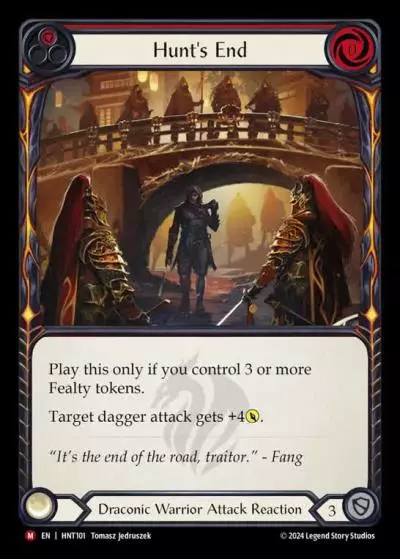 Hunt's End RED HNT101 - The Hunted - Flesh and blood card