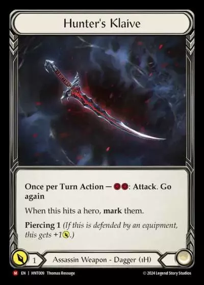 Hunter's Klaive HNT009 - The Hunted - Flesh and blood card