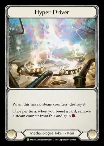 Hyper Driver FAB176-CF - Marketing - Starcity Games Bright Lights - Flesh and blood card