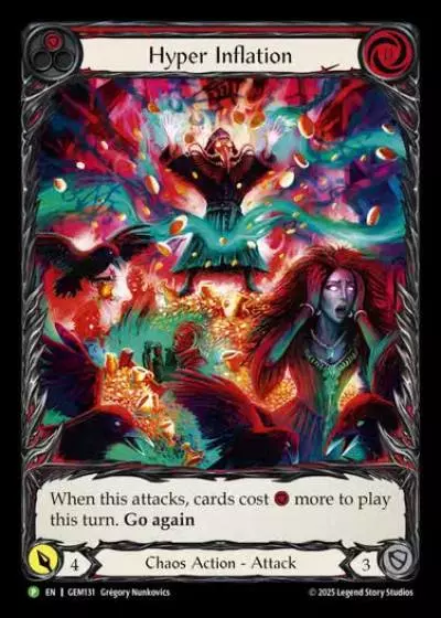 Hyper Inflation GEM131 - GEM - Pack 4 - Flesh and blood card