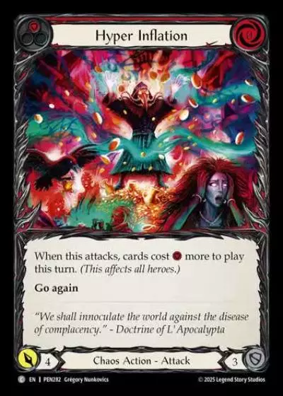 Hyper Inflation PEN282 - Compendium of Rathe - Flesh and blood card
