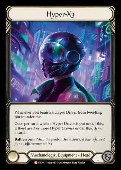 Hyper-X3 EVO011-RF - Bright Lights - Flesh and blood card