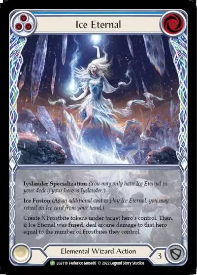 Ice Eternal BLUE LGS110-RF - Armory - Season 7 - Flesh and blood card