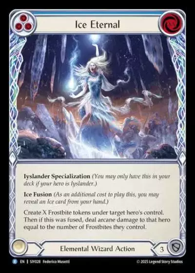 Ice Eternal SIY028 - Silver Age Chapter 1 - Iyslander - Flesh and blood card