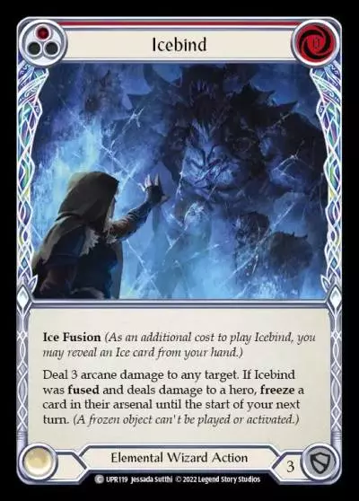 Icebind RED UPR119 - Uprising - Flesh and blood card