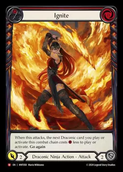 Ignite RED HNT058-EA - The Hunted - Flesh and blood card