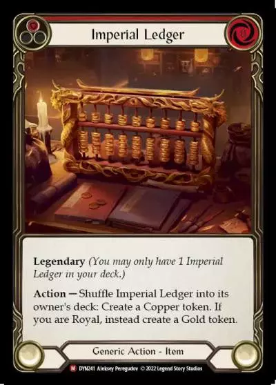 Imperial Ledger RED DYN241 - Dynasty - Flesh and blood card