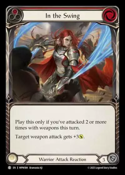 In the Swing MPW084 - Mastery Pack Warrior - Flesh and blood card