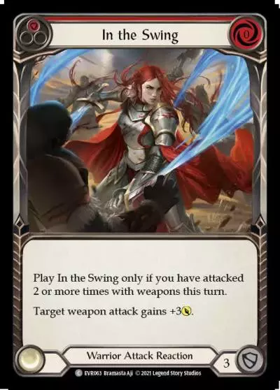 In the Swing RED EVR063 - Everfest - Flesh and blood card