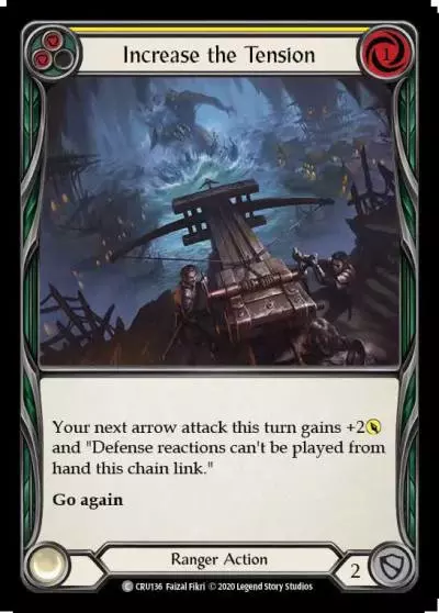 Increase the Tension YELLOW CRU136 - Crucible of War - Flesh and blood card