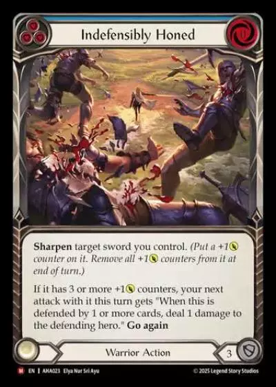 Indefensibly Honed AHA023 - Armory Deck - Hala, Bladesaint of the Vow - Flesh and blood card