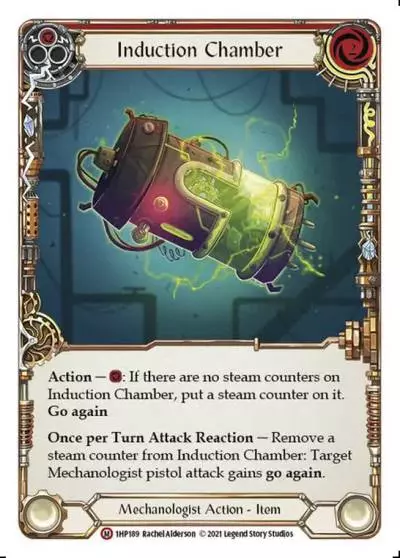 Induction Chamber RED 1HP189 - History Pack 1 - Flesh and blood card