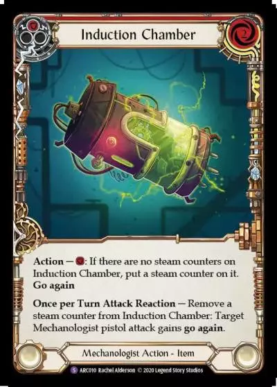 Induction Chamber RED U-ARC010-RF - Arcane Rising - Unlimited - Flesh and blood card