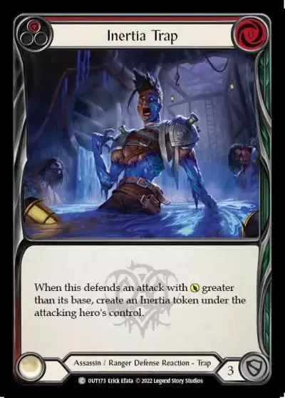Inertia Trap RED OUT173 - Outsiders - Flesh and blood card