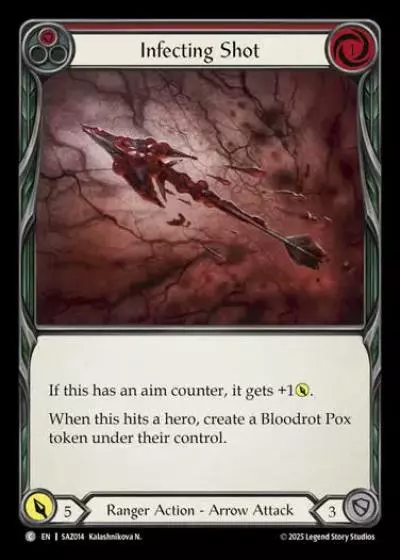 Infecting Shot SAZ014 - Silver Age Chapter 2 - Azalea - Flesh and blood card
