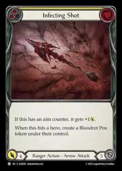 Infecting Shot SAZ030 - Silver Age Chapter 2 - Azalea - Flesh and blood card