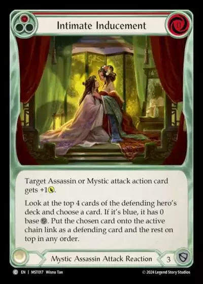 Intimate Inducement RED MST017 - Part the Mistveil - Flesh and blood card