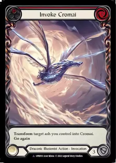 Invoke Cromai RED UPR010-MV - Uprising - Flesh and blood card