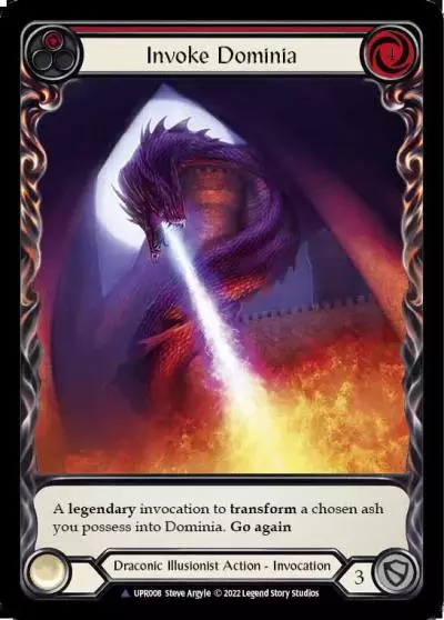 Invoke Dominia RED UPR008-MV - Uprising - Flesh and blood card
