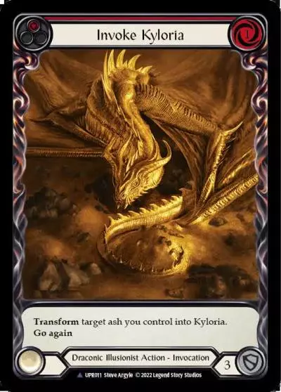 Invoke Kyloria RED UPR011-MV - Uprising - Flesh and blood card