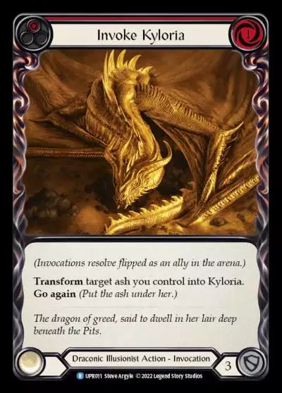Invoke Kyloria RED UPR011 - Uprising - Flesh and blood card