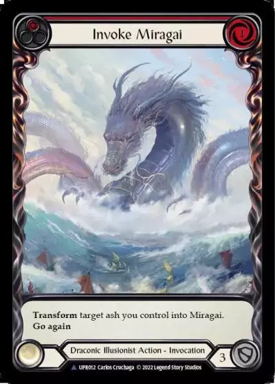 Invoke Miragai RED UPR012-MV - Uprising - Flesh and blood card