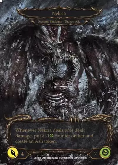 Invoke Nekria RED UPR013-MV - Uprising - Flesh and blood card
