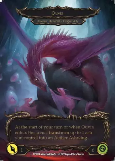Invoke Ouvia RED UPR014-MV - Uprising - Flesh and blood card