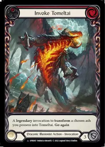 Invoke Tomeltai RED UPR007-MV - Uprising - Flesh and blood card