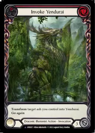 Invoke Yendurai RED UPR017-MV - Uprising - Flesh and blood card
