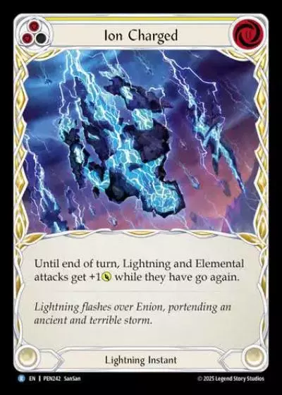 Ion Charged PEN242 - Compendium of Rathe - Flesh and blood card