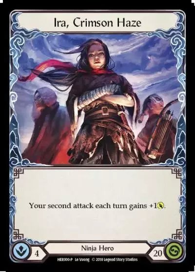 Ira, Crimson Haze HER000-CF - Welcome Event - Europe and Canada - Flesh and blood card
