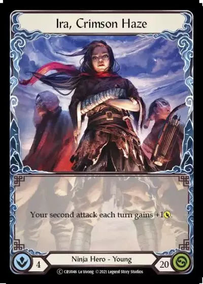 Ira, Crimson Haze U-CRU046-RF - Crucible of War - Unlimited - Flesh and blood card