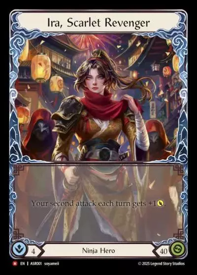 Ira, Scarlet Revenger ASR001-RF - Armory Deck - Ira, Scarlet Revenger - Flesh and blood card