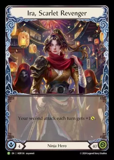 Ira, Scarlet Revenger HER136-CF - Skirmish - Season 11 - Flesh and blood card