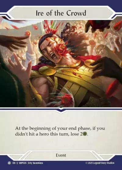 Ire of the Crowd SMP026 - Smash Palace - Flesh and blood card