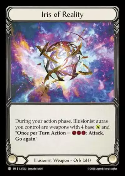 Iris of Reality SAT002 - Silver Age - Prism, Advent of Thrones - Flesh and blood card
