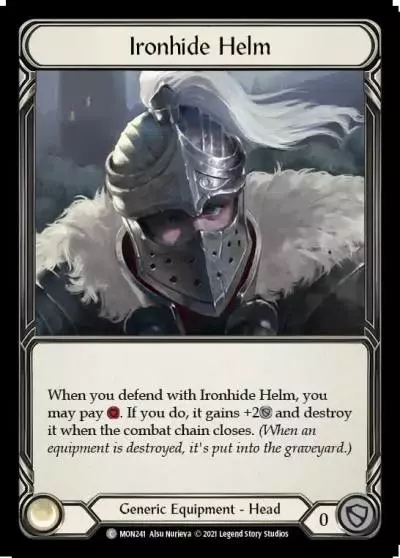 Ironhide Helm MON241 - Monarch - Flesh and blood card